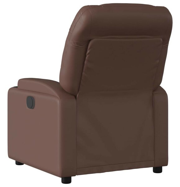VidaXL Elektromos Relax Fotel - Barna Műbőr