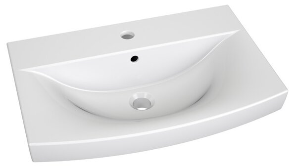 Fürdőszobabútor tölgy szekrények mosdóval tükörrel tölgy sonoma Gyártó ROD PRIMO M 5/0/W/DS/0/ZINC