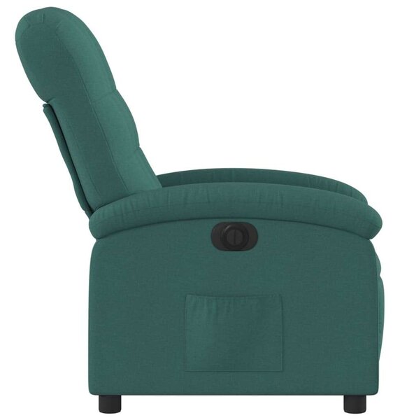 VidaXL Elektromos Relax Fotel - Sötétzöld