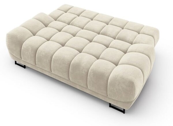 Cirrus bézs háromszemélyes kinyitható kanapé bársony kárpittal - Windsor & Co Sofas