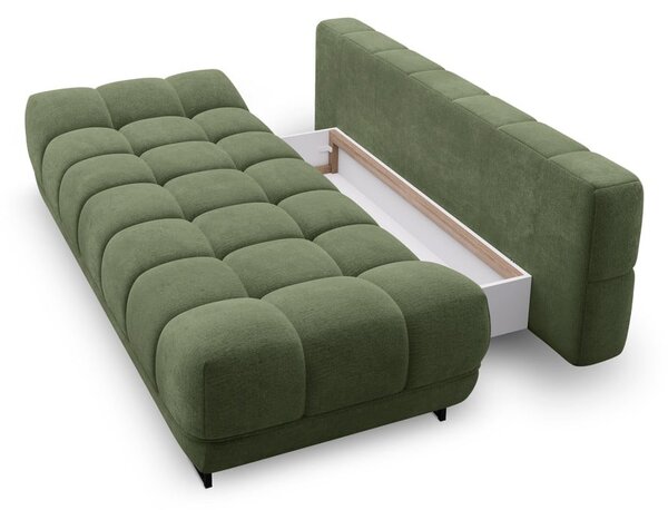 Cumulus zöld háromszemélyes kinyitható kanapé - Windsor & Co Sofas