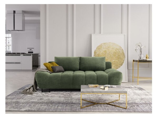 Cumulus zöld háromszemélyes kinyitható kanapé - Windsor & Co Sofas