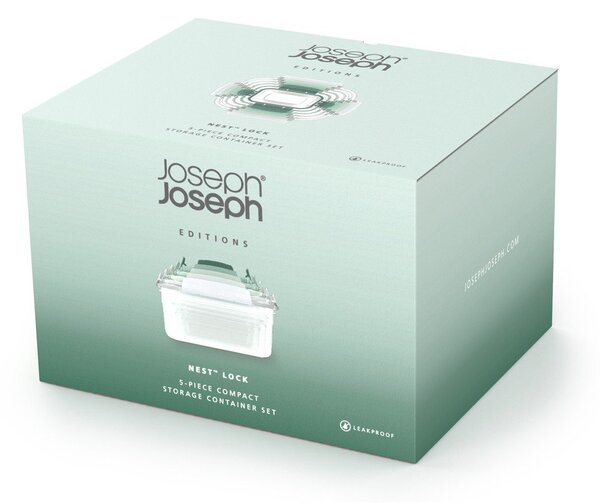 Élelmiszertartó doboz szett 5 db-os Nest Lock – Joseph Joseph