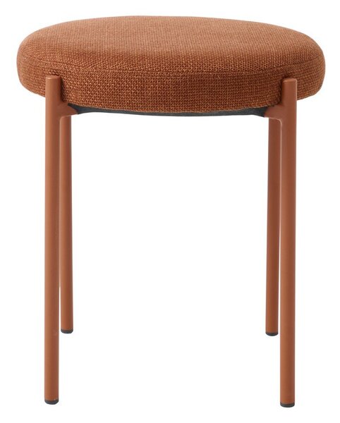 Terrakotta színű fém ülőke Pelican – Unique Furniture