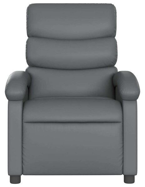 VidaXL Elektromos Relax Fotel - Szürke Műbőr