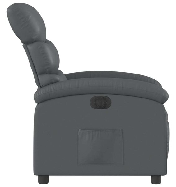 VidaXL Elektromos Relax Fotel - Szürke Műbőr