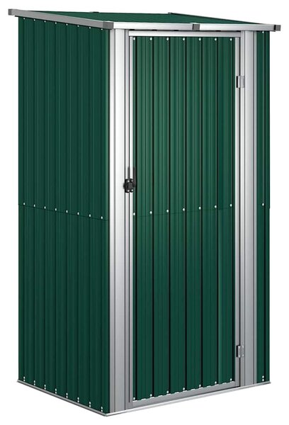 Zöld kerti fészer horganyzott acélból 118,5 x 97 x 209,5 cm