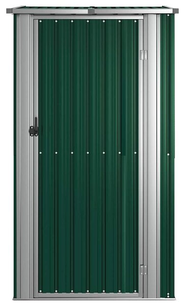 Zöld kerti fészer horganyzott acélból 118,5 x 97 x 209,5 cm