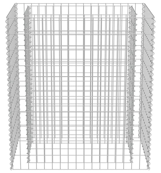Horganyzott acél gabion magaságyás 90 x 50 x 100 cm