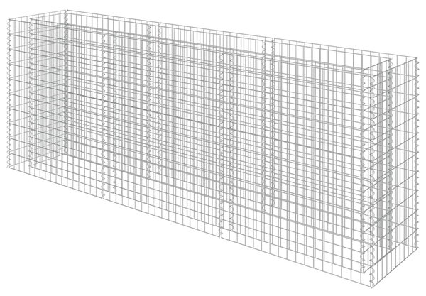 Horganyzott acél gabion magaságyás 270 x 50 x 100 cm