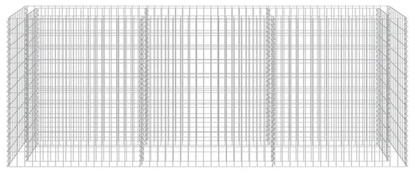 Horganyzott acél gabion magaságyás 270 x 50 x 100 cm