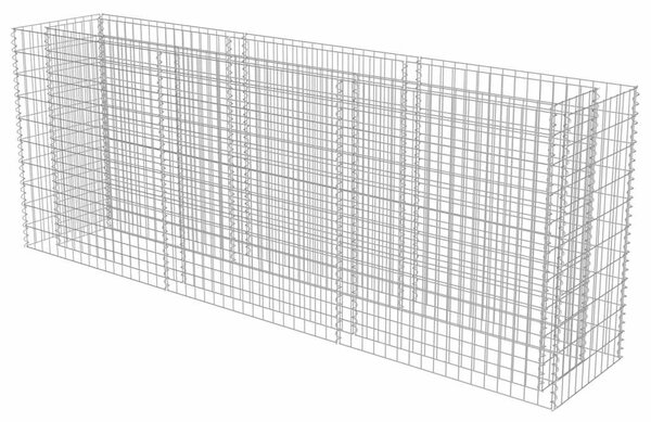 Horganyzott acél gabion magaságyás 270 x 50 x 100 cm