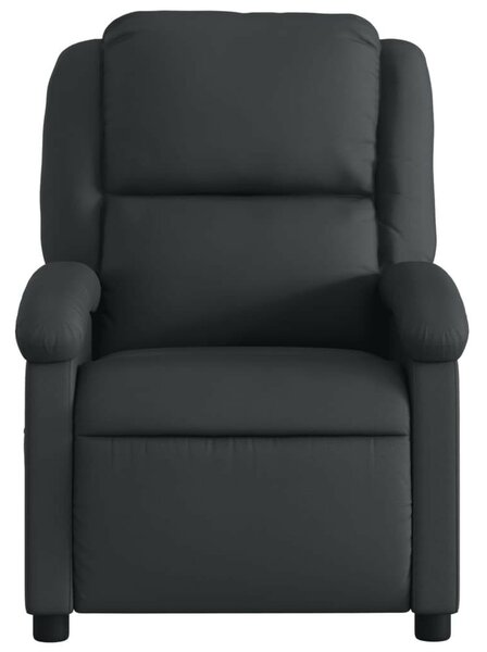 VidaXL Elektromos Relax Fotel - Fekete Valódi Bőr