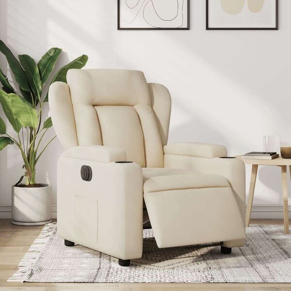 VidaXL Elektromos Relax Fotel - Krémszín