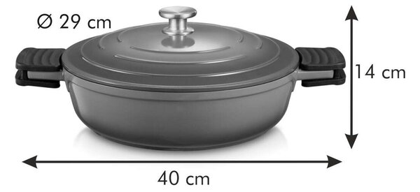 TESCOMA BORDEAUX Mély serpenyő fedővel ø 28 cm