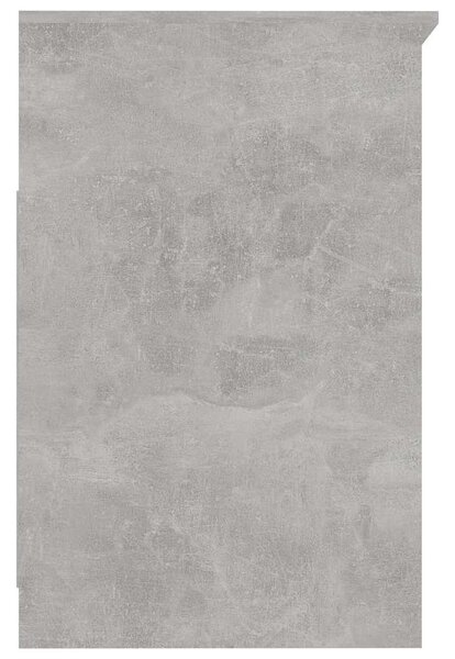 Betonszürke szerelt fa fiókos szekrény 40 x 50 x 76 cm