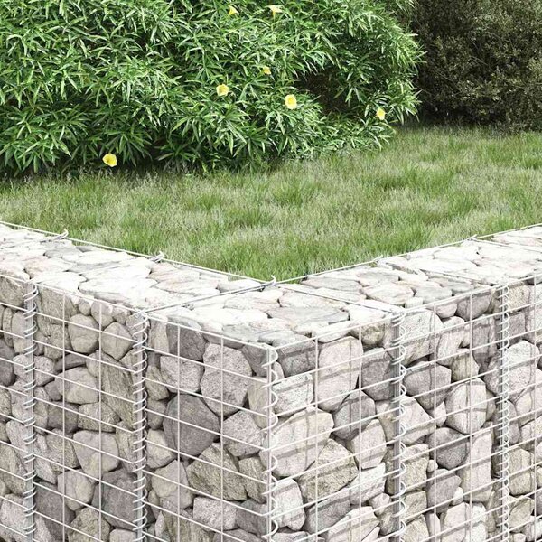 4 db vas gabion magaságyás 30 x 30 x 50 / 100 / 150 / 200 cm