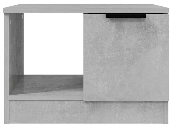 Betonszürke szerelt fa dohányzóasztal 50 x 50 x 36 cm