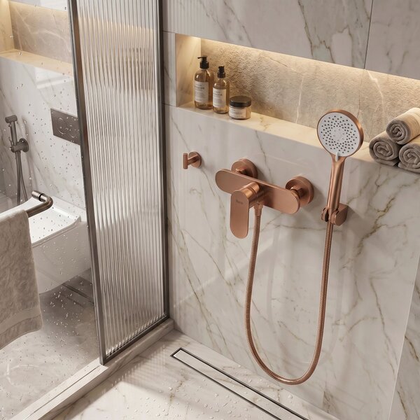 Zuhanycsaptelep Rea DROP Brush Copper
