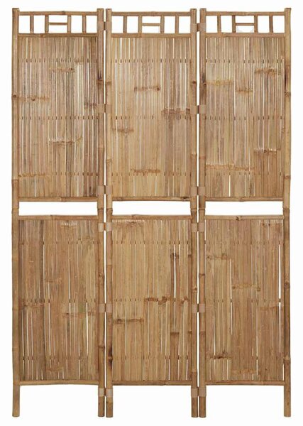 3 paneles bambusz térelválasztó 120 x 180 cm