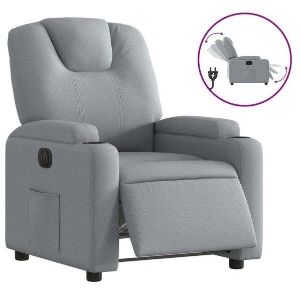 Relax Fotel Elektromos - Világosszürke
