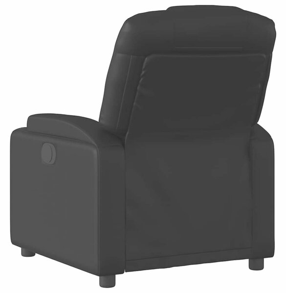 Relax Elektromos Fotel - Fekete Műbőr