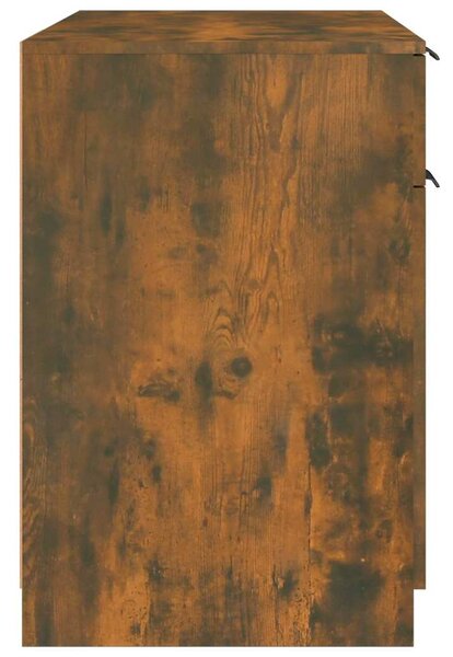 Füstös tölgyszínű szerelt fa íróasztal 100 x 50 x 75 cm