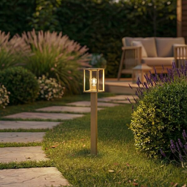 Kültéri Lámpa Lucande, Ferda, dimmable, Barna / Rozsdabarna, Terasz, Alumínium, Modern