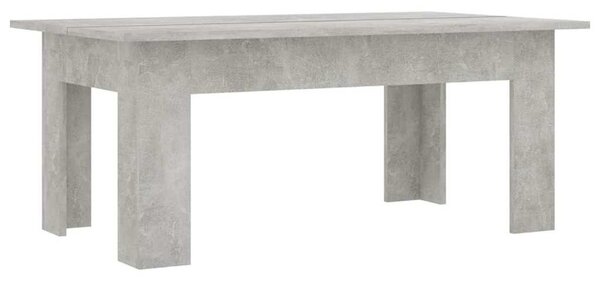 Betonszürke szerelt fa dohányzóasztal 100 x 60 x 42 cm