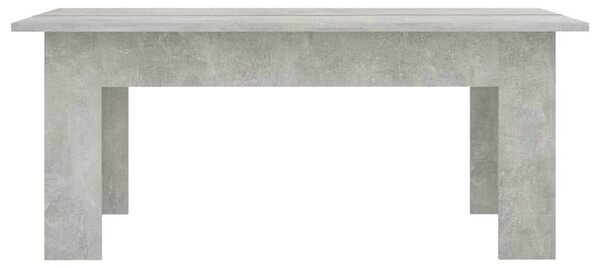 Betonszürke szerelt fa dohányzóasztal 100 x 60 x 42 cm