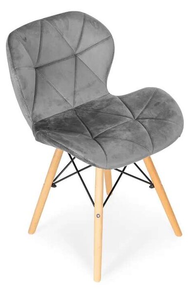 ModernHome nappali és étkezőszék készlet szürke 4db