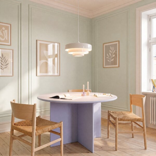Függőlámpa Lindby, Tivra, dimmable, Fehér, Étkező, Fém, Dizájn