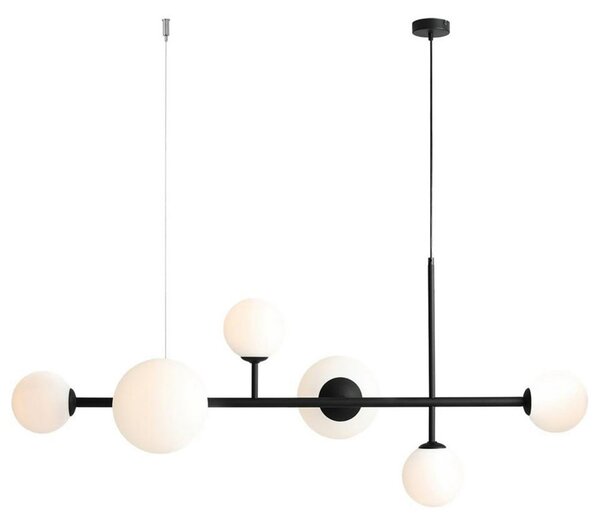 Függőlámpa ALDEX, Dione, dimmable, Fekete, Nappali, Fém, Modern
