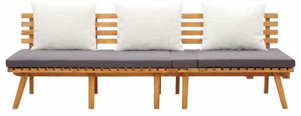 Tömör akácfa kerti heverő 200 x 65 cm