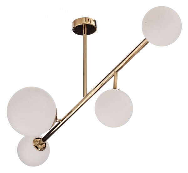 Mennyezeti Lámpa ALDEX, Dione, dimmable, Arany / Sárgaréz, Étkező, Fém, Modern