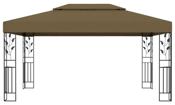 VidaXL Kerti Pavilon - Dupla Tető - 3x4 m