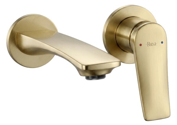 Falsík alatti mosdócsaptelep REA VISION Brush Gold + BOX