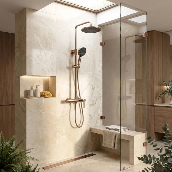Zuhanyszett Rea Foster Brush Copper