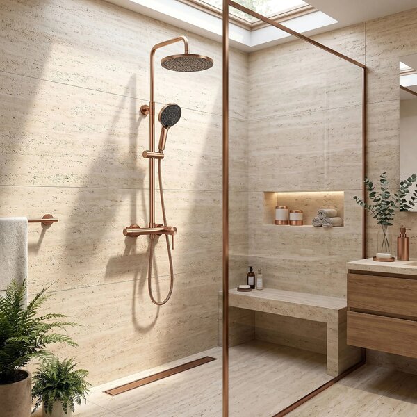 Zuhanyszett Rea Foster Brush Copper