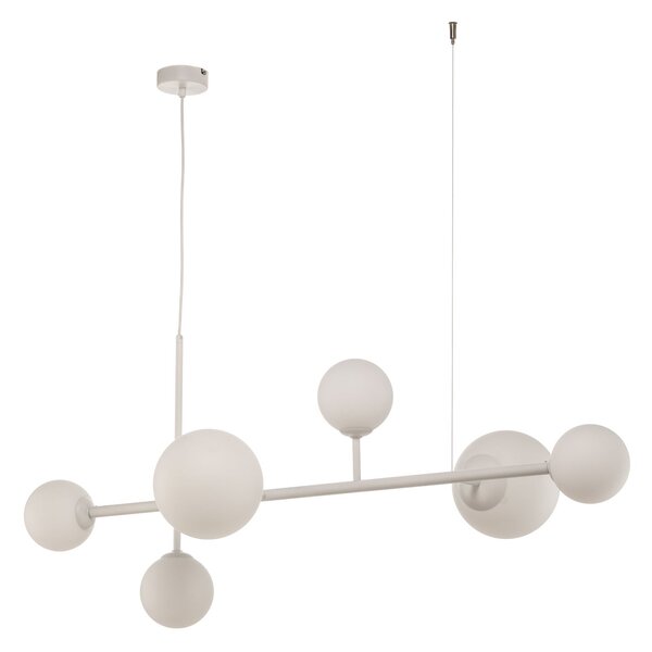 Függőlámpa ALDEX, Dione, dimmable, Fehér, Nappali, Üveg, Modern