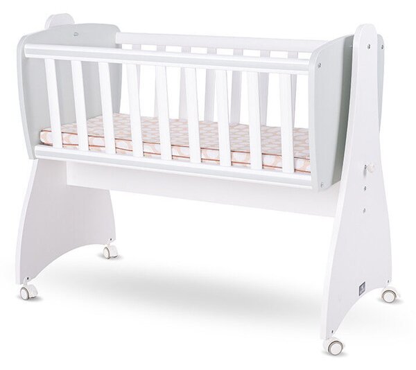 Lorelli First Dreams ringatható bölcső 105x55 - White / Milky Green New