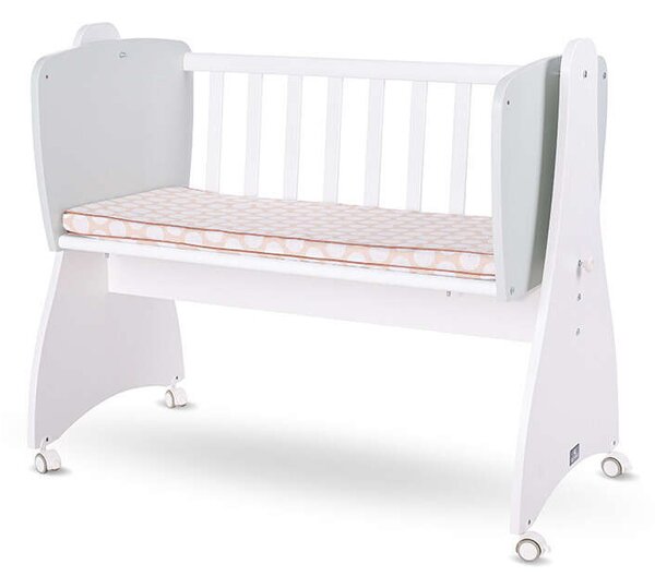 Lorelli First Dreams ringatható bölcső 105x55 - White / Milky Green New