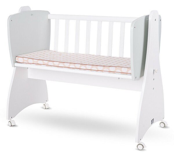 Lorelli First Dreams ringatható bölcső 105x55 - White / Milky Green New
