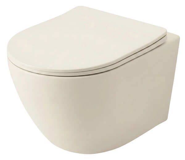 Felfüggesztett WC-csésze REA Focus Tornado Creme