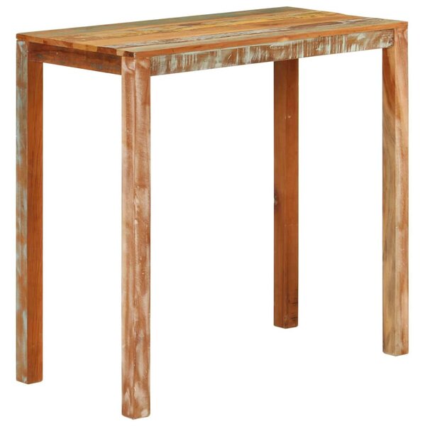 Tömör újrahasznosított fa bárasztal 112 x 55 x 108 cm
