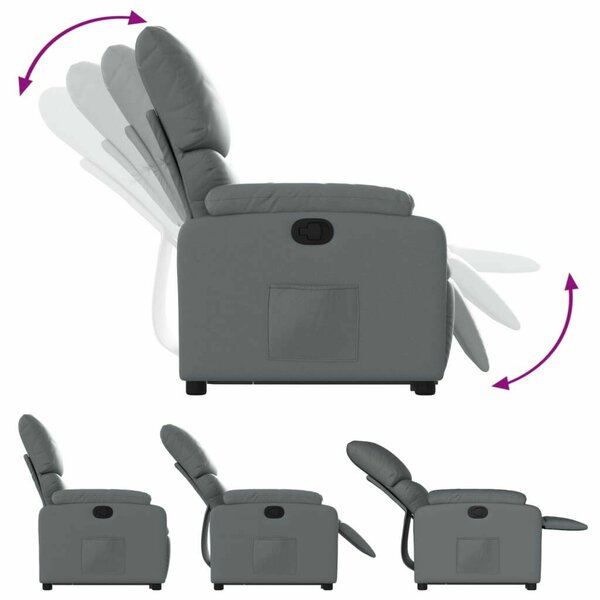 Relax Elektromos Felfelé Segítő Fotel - Szürke