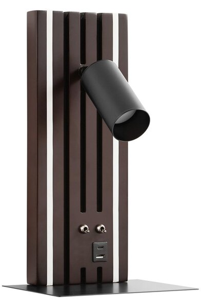 Fali Lámpa Lucande, Tiron, dimmable, Fa, Nappali, Fa, Modern