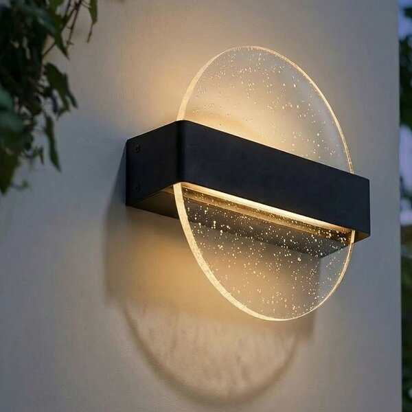 Kültéri Lámpa Lucande, Narkelo, dimmable, Átlátszó, Üveg, Dizájn