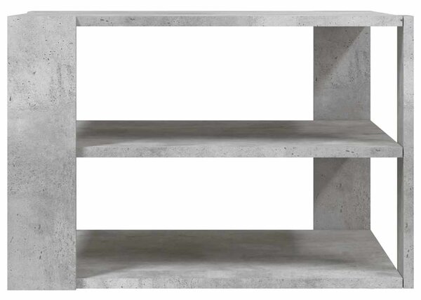 Betonszürke szerelt fa dohányzóasztal 58 x 58 x 40 cm