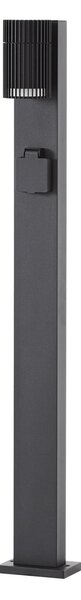 Kültéri Lámpa Lindby, Enerio, dimmable, Fekete, Alumínium, Modern